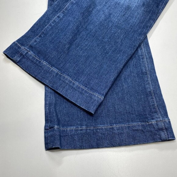 NEW AG Women’s Saige Wide Leg Cropped Jeans Dark Blue Size 27 - Picture 11 of 11